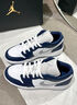 耐克NIKE缓震篮球鞋男乔丹AJ1 JORDAN1运动鞋 553558-141白蓝42.5 实拍图