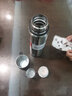 杯鑫格 保温杯男女316不锈钢大容量茶水分离泡茶杯子便携壶带滤网水杯子 一杯双盖免费刻字钢本色800ml 实拍图