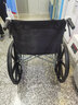 长寿泉 轮椅折叠老人轻便旅行手推车带坐便器可全躺老年人家用医用代步 升级加厚坐垫【护理推荐】CSQ-L54A 实心轮 实拍图