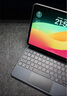竞闪妙控键盘磁吸悬浮触点取电直连双面夹三代 ipad pro苹果平板电脑键盘Air 无线键盘M4支点壳保护套 【妙控高配款】磁吸触点充电取电黑色 iPad Pro 1/2/3/4代（11英寸） 实拍图