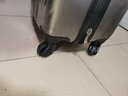 工途（Gongtu）拉杆行李箱万向轮配件轮子耐磨密码旅行皮箱包滑滚轮轱辘替换 K8010#黑色—对(左右) 实拍图