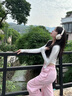 PAXA派可夏头戴式无线耳机蓝牙AI智能翻译同声传译 重低音无线耳麦超长续航高音质手机电脑游戏适用 云岩白【128种语言+AI实时翻译】 实拍图