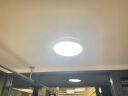 雷士（NVC）玄关走廊过道灯IP44三防led吸顶阳台灯中式现代简约灯具灯饰 白银圆款 18W玄关灯 实拍图