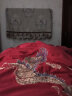 恒源祥结婚四件套刺绣套件大红婚庆被套床单枕套被罩床上套件220*240cm 实拍图