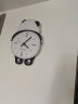 美世达（MEISD）熊猫挂钟客厅钟表2023年新款家用装饰时钟餐厅卧室装饰表挂墙 小号35*42.5cm(脚脚会摆动) 实拍图