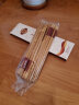 唐宗筷筷子家用商用无蜡天然碳化竹筷子野餐不易发霉餐具套装12双装 实拍图