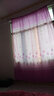 曦和阳光定制窗帘成品飘窗半遮光布帘卧室阳台窗帘印花布料长帘 粉色-郁金香 宽2.0*高2.7-挂钩加工一片 片 实拍图