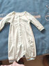 优奇婴儿衣服春秋新款连体衣纯棉宝宝秋款哈衣全棉内衣新生儿睡衣爬服 新款【升级舒绒棉】小苹果 73cm 实拍图