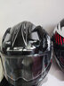 LS2摩托车头盔男女全盔四季赛车防雾3C跑盔卡丁车四季安全帽FF358 灰-狼狼图腾(赠防雾贴+头套) XXXL(建议61-62头围） 实拍图