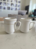 宜宜金边骨瓷会务杯400ml 陶瓷带盖马克杯办公开会会议招待茶杯水杯子 实拍图