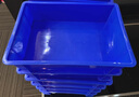映季周转箱养鱼养龟箱子物料元件盒物流箱五金零件整理储物盒塑料收纳 蓝色6号348*247*94mm 实拍图