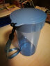 特百惠（Tupperware）雅致塑料杯310ml 小巧便携带拎绳儿童学生随心水杯子  冰水蓝 实拍图