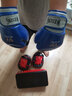 九日山 儿童拳击手套套装绷带手靶拳靶脚靶健身器材 拳套散打儿童节送礼 拳套+绑带+手靶x2+脚靶x1（蓝） 实拍图