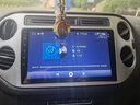适用大众途观大屏导航仪一体机智能车机中控显示屏幕倒车影像10 11 12 13 14 15 16年款 10-16款大众途观 WIFI高配版32G+后视+记录仪+包安装 实拍图