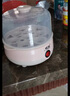 领锐（lingrui）煮蛋器迷你小型家用蒸蛋器宿舍小功率自动断电蒸蛋早餐神器蒸蛋羹1人煮鸡蛋机器 粉色单层-（帯碗） 单层 实拍图