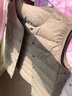 无印良品MUJI 女式 轻量羽绒便携式背心 女士马甲马夹外搭冬季款BDC06C1A 浅米色 L 实拍图
