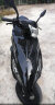 杰帆（JF）踏板摩托车125cc鬼火一代摩托车外卖踏板车燃油车助力车可上牌 黑色带新款贴花 标准款 实拍图