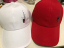 帽子男韩版潮时尚棒球帽女韩版百搭遮阳帽春夏秋季太阳帽青年学生鸭舌帽 白色 男女通用可调节 实拍图
