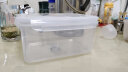 龙士达微波炉饭盒保鲜盒 透明塑料水果零食冰箱收纳盒 上班族带饭 2.5L 晒单实拍图