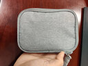 帝伊工坊移动硬盘收纳包数据线充电器耳机U盘U盾数码保护套袋盒子西部希捷 【新型蚂蚁布】单层款-灰色 实拍图