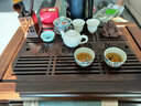 漢唐茶具配件实木茶道六君子茶具套装家用茶勺茶夹茶针茶漏茶筒茶道组 黑紫檀木单茶筒 实拍图
