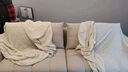 帕布（pabu）高端日式沙发套全包罩弹力防滑防猫抓沙发垫套艺皮沙发防尘盖布巾 奶油白 贵妃专用（不分左右）单件 实拍图