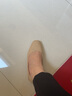 大东浅口鞋女2025新款休闲气质方头粗跟办公室单鞋0008 裸/肤色 36 实拍图
