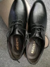 北欧图（BEIOUTU）皮鞋男士正装鞋商务休闲鞋舒适职场系带结婚皮鞋 1781 黑色 40 实拍图