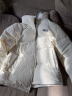斯凯奇丨Skechers运动羽绒服男女士同款保暖外套 棉花糖白 M 实拍图