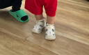 基诺浦（ginoble）夏季凉鞋8-18个月宝宝学步儿童机能鞋男女软底学步鞋2078 白色/浅蓝 120mm 内长13/脚长11.6-12.4cm 晒单实拍图