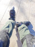 米高轮滑鞋成人直排轮溜冰鞋旱冰鞋花式男女PU耐磨轮可拆卸内胆HRX 黑白色单鞋 37 实拍图