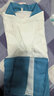 奥蒙威新款古装儿童汉服国学服男女童诗朗诵幼儿国舞台中秋演出服KJ-9 KJ-9湖蓝拼接直袖 140 实拍图