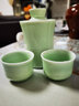 亨禄温酒器烫酒壶家用陶瓷温酒壶暖酒热酒壶老式酒具套装黄酒二两酒器 青瓷温酒器【三两】配2个杯 实拍图