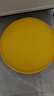孜度小凳子家用矮凳皮凳子沙发凳换鞋凳小圆皮墩子沙发凳圆形南瓜凳子 柠檬黄 24cm 高（直径36cm）主图模特尺寸 实拍图