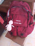 酷咖书包男潮牌初中高中大学生双肩包女大容量背包尼龙15.6英寸电脑包 红色大号 实拍图