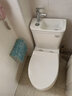 宫田马桶家用节水小户型带洗手盆一体座便器洗手池一体智能 雪花纳米智洁釉 400坑距 400mm 实拍图