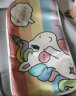 越贝乐 婴儿枕头宝宝夏季冰丝透气凉席枕套 0-1-6个月新生儿童网洞枕芯 粉色小马（36*22cm建议0-2岁） 实拍图