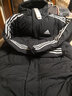 阿迪达斯棉服男装 25冬季新款运动健身跑步梭织连帽夹克保暖舒适加厚外套 IX8884/黑色/大棉服 M 实拍图