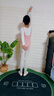 艾舞戈儿童舞蹈服女春秋保暖演出打底衣女童练功紧身打底衫隐形跳舞上衣 【高弹连脚套装 - 春秋】- 白色 140 XL码 高135-155cm重55-70斤 实拍图