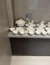 NINE CRANES景德镇碗碟套装家用餐具整套乔迁送礼轻奢金边碗具陶瓷盘子碗礼盒 【36件6人套装】礼盒装 实拍图