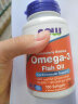 诺奥(NOW Foods)深海鱼油高含量软胶囊 无腥味 1000mg Omega-3 DHA EPA 100粒 美国进口 实拍图