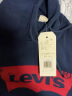 Levi's【情侣同款】李维斯2024春夏连帽卫衣oversize落肩LOGO印花 藏蓝色0007 XL 实拍图