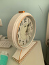 康巴丝（Compas） 座钟欧式复古钟表台式客厅摆件台钟创意卧室床头时钟大号石英钟 实拍图