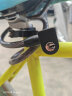 TONYON通用408自行车锁电动车锁钢丝锁防盗锁头盔锁电瓶锁12-650 实拍图