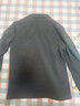 吉普（JEEP）长袖t恤男2025年秋冬新款男士商务休闲宽松棉质大码翻领男装上衣 灰色加绒 XL(建议146-160斤) 实拍图