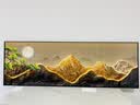 墨派客厅装饰画现代简约沙发背景墙壁画背有靠山超大尺寸横幅山水挂画 旭日雪山 150x50cm(适合1.8米沙发)晶瓷 实拍图