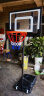曼迪卡威篮球架 青少年室内家用篮球框球架 户外可升降可移动标准高度篮球架 黑白【高度调节范围1.55米-2.1米】 晒单实拍图
