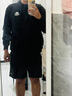 卡帕（Kappa）套头衫情侣男女宽松运动卫衣休闲圆领外套休闲上衣长袖K0CZ2WT93V 黑色-990 L 实拍图