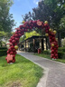 迪普尔结婚气球拱门支架订婚酒店大门口开业庆典活动婚庆气球布置装饰 实拍图