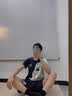 雅鹿大学生睡衣夏季男短袖薄款韩版青少年夏装男装高中生宿舍 XMQ-2386兰熊 L 100-120斤 实拍图
